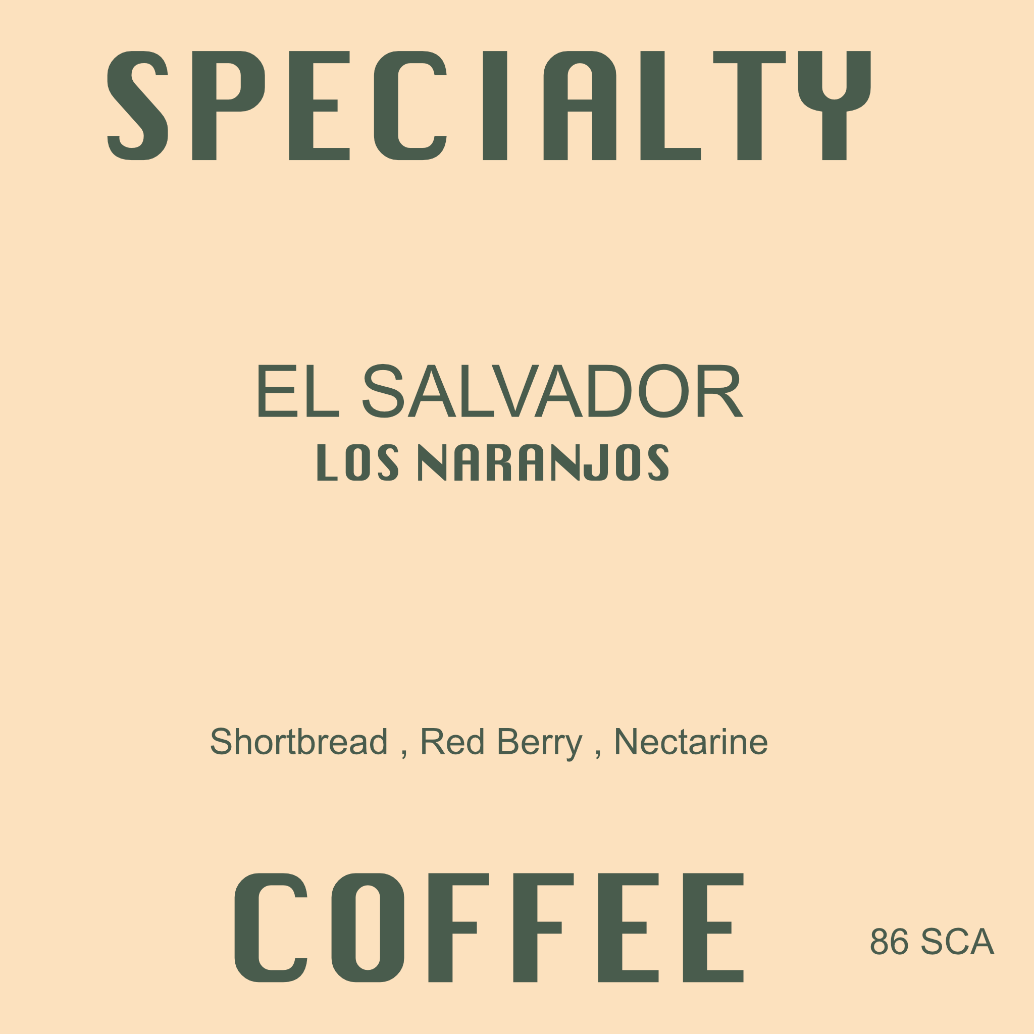 EL SALVADOR LOS NARANJOS SWEET HARVEST